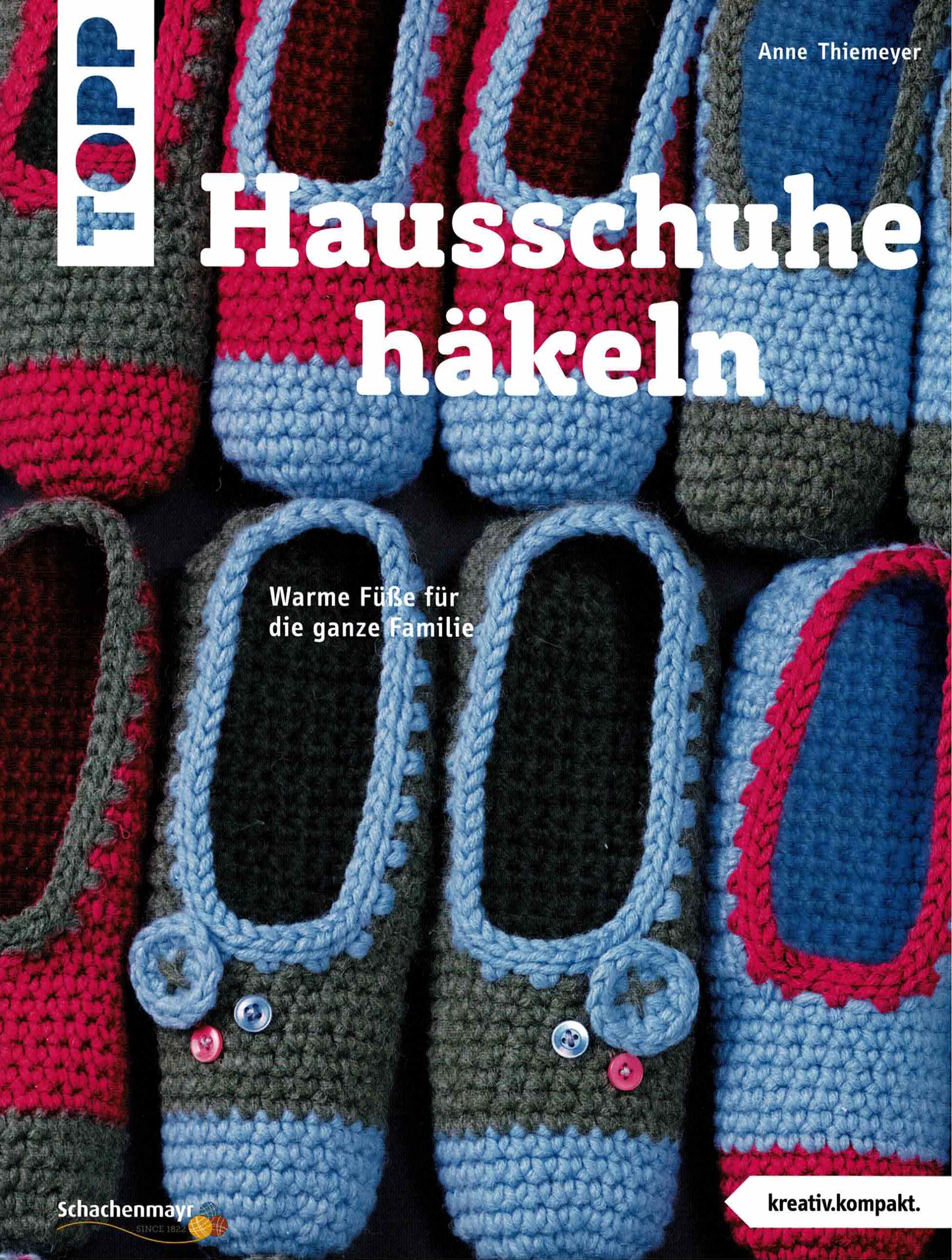 Hausschuhe Häkeln 1 Hausschuhe Häkeln
