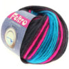 0334 Türkisblau/Pink/Aubergine/Anthrazit