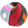 0375 Weinrot/Orange/Petrol/Anthrazit