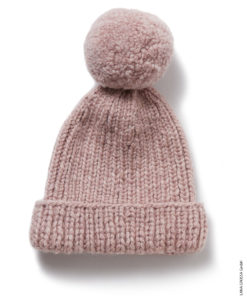 Strickset Mütze Mit Bommel Aus Cool Merino Big Von Lana Grossa – Bild 2