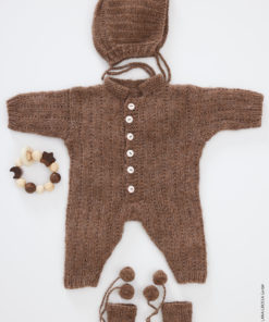 Strickset Overall Mit Streifenmuster Aus Ecopuno Von Lana Grossa – Bild 3