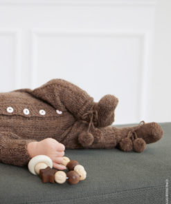 Strickset Schühchen Mit Bommel Aus Ecopuno Von Lana Grossa 5 Strickset Schühchen Mit Bommel Aus Ecopuno Von Lana Grossa – Bild 3