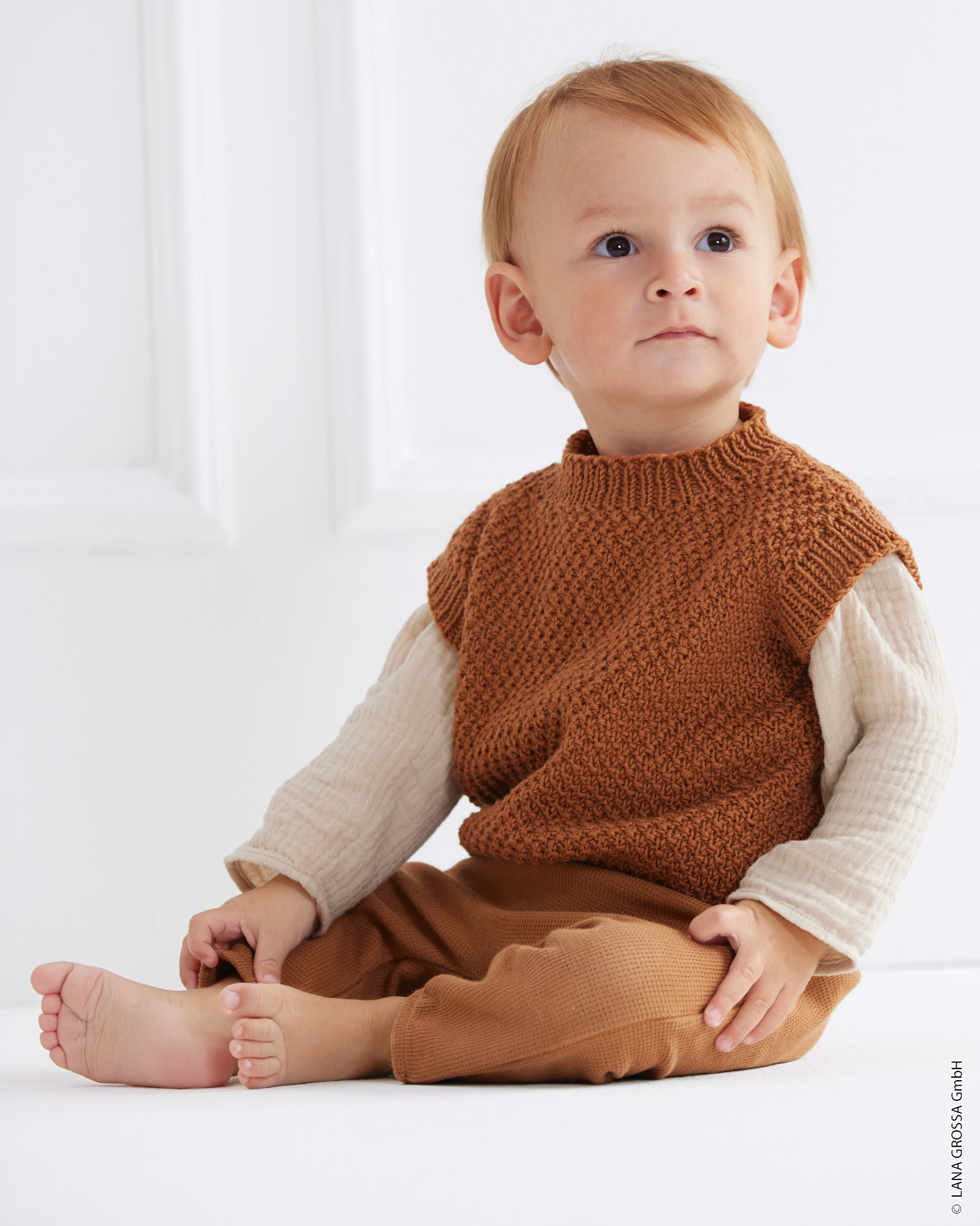 Strickset Pullunder Mit Perlmuster Aus Cool Wool Von Lana Grossa 1 Pullunder Mit Perlmuster - Cool Wool