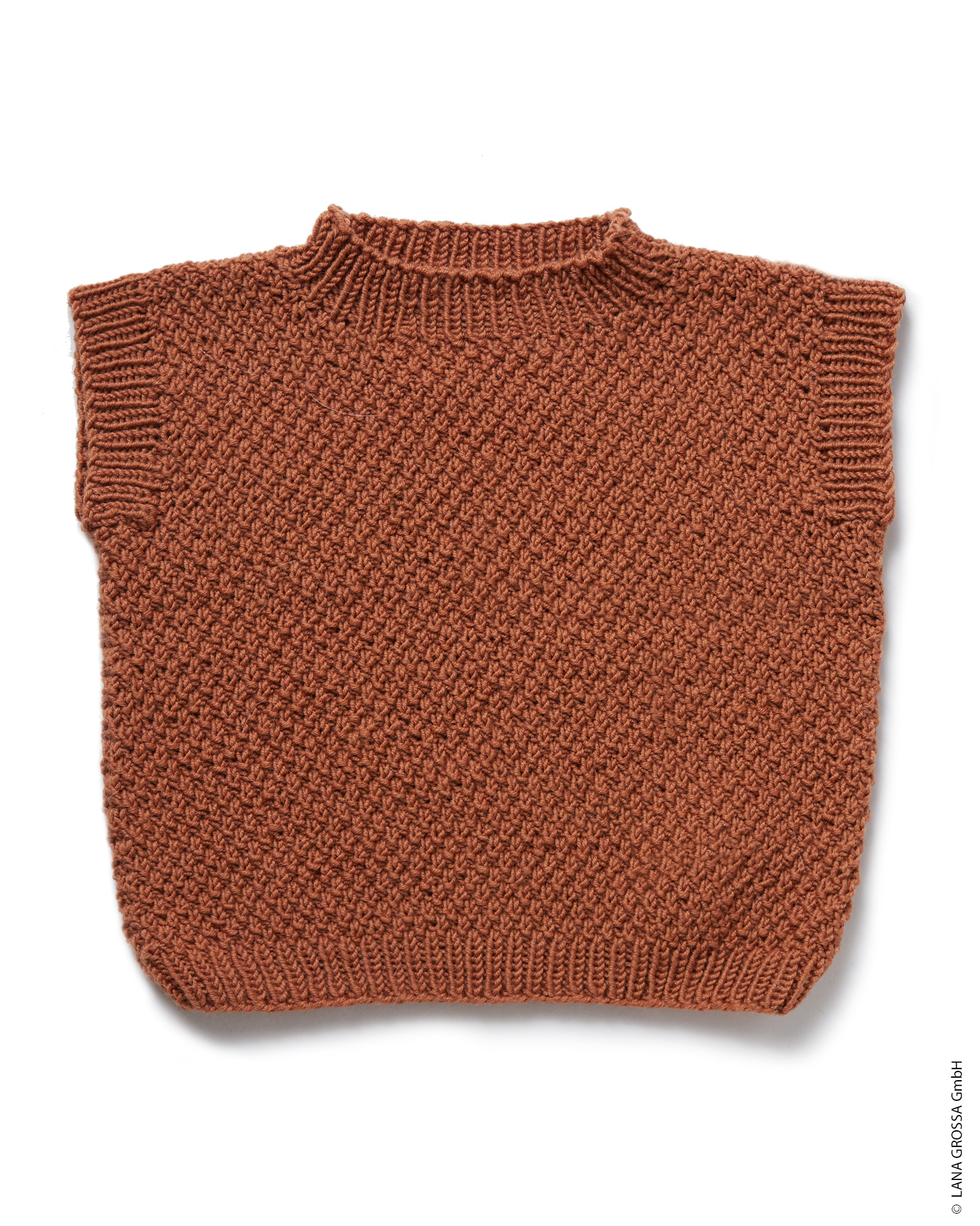 Strickset Pullunder Mit Perlmuster Aus Cool Wool Von Lana Grossa 2 Strickset Pullunder Mit Perlmuster Aus Cool Wool Von Lana Grossa – Bild 2
