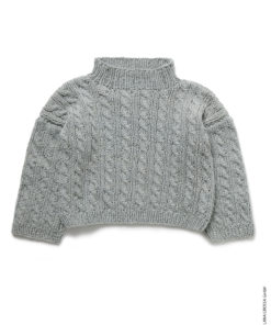 Strickset Pullover Mit Zopfmuster Aus Alta Moda Cotolana Von Lana Grossa – Bild 2