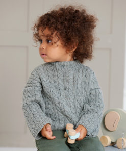 Strickset Pullover Mit Zopfmuster Aus Alta Moda Cotolana Von Lana Grossa – Bild 3