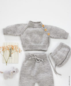 Strickset Wickeljäckchen Aus Cool Wool Baby Von Lana Grossa 5 Strickset Wickeljäckchen Aus Cool Wool Baby Von Lana Grossa – Bild 3