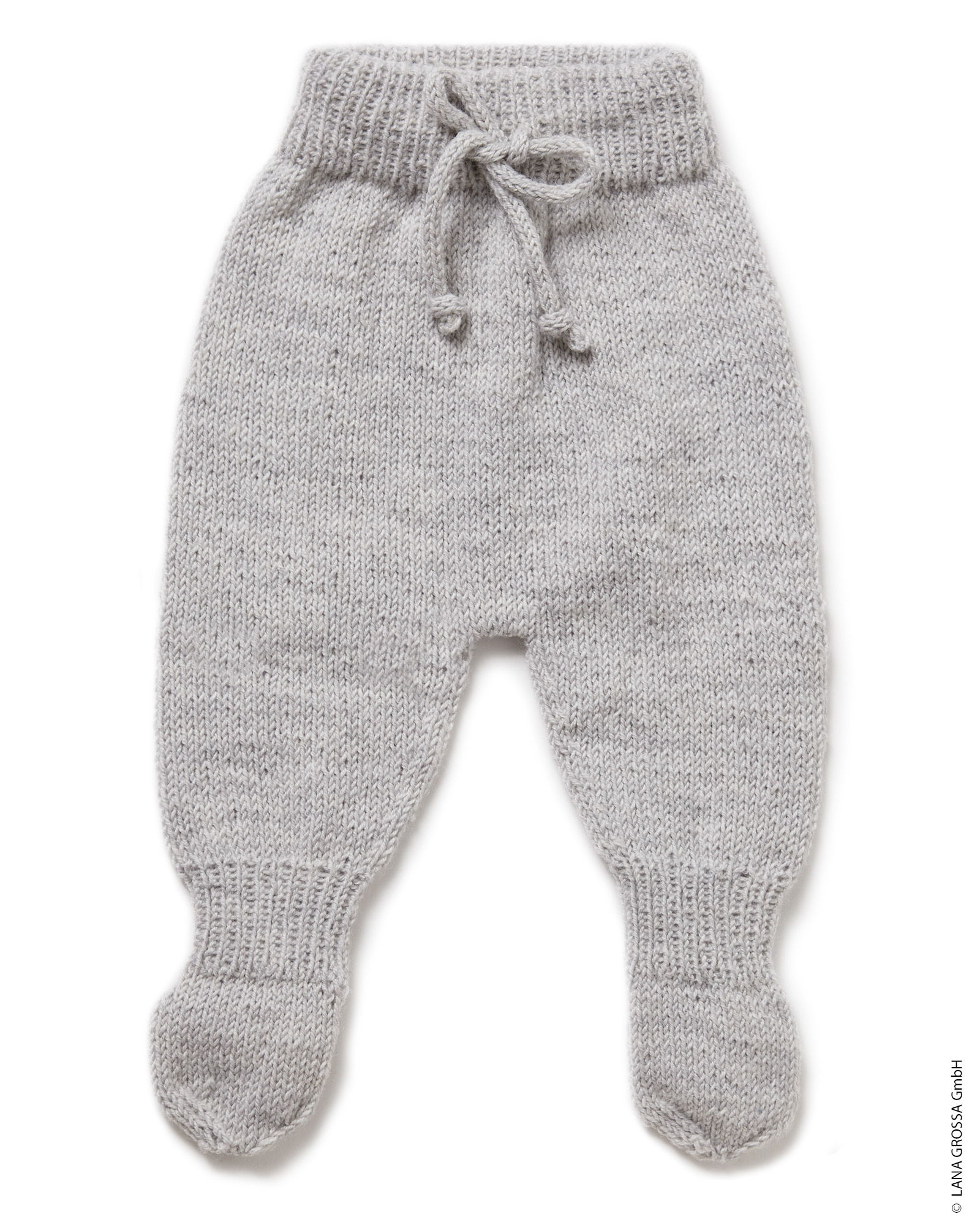 Strickset Hose Mit Füßlingen Aus Cool Wool Baby Von Lana Grossa 2 Strickset Hose Mit Füßlingen Aus Cool Wool Baby Von Lana Grossa – Bild 2