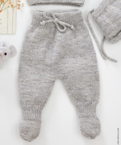 Strickset Hose Mit Füßlingen Aus Cool Wool Baby Von Lana Grossa 5 Strickset Hose Mit Füßlingen Aus Cool Wool Baby Von Lana Grossa – Bild 3
