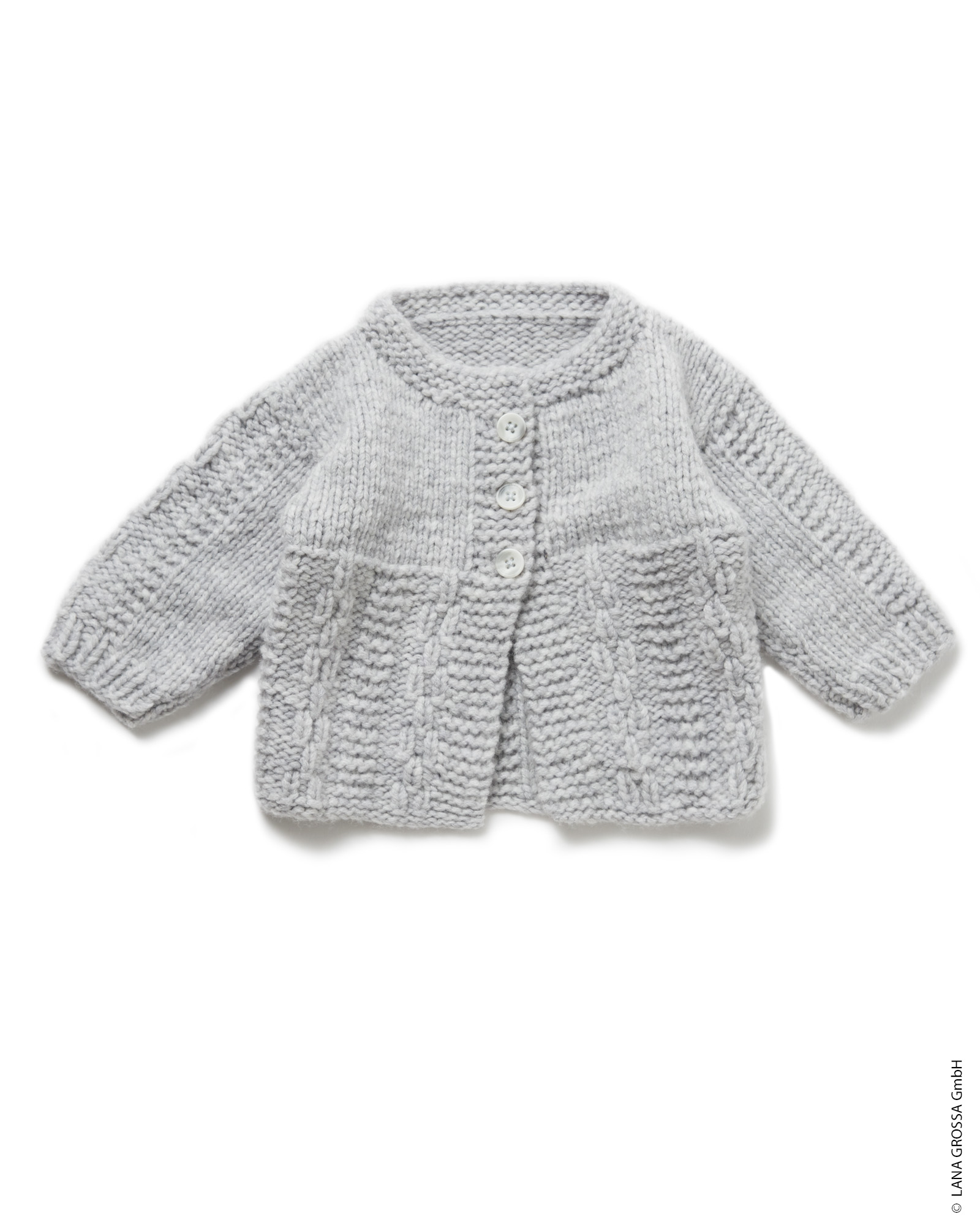 Strickset Jacke Mit Strukturmuster Aus Cool Merino Big Von Lana Grossa 2 Strickset Jacke Mit Strukturmuster Aus Cool Merino Big Von Lana Grossa – Bild 2