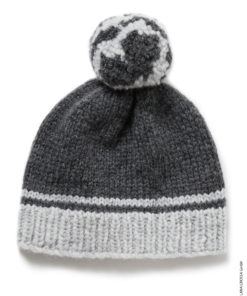 Strickset Zweifarbige Mütze Mit Bommel Aus Cool Merino Big Von Lana Grossa 4 Strickset Zweifarbige Mütze Mit Bommel Aus Cool Merino Big Von Lana Grossa – Bild 2