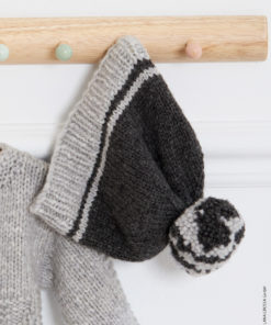 Strickset Zweifarbige Mütze Mit Bommel Aus Cool Merino Big Von Lana Grossa 5 Strickset Zweifarbige Mütze Mit Bommel Aus Cool Merino Big Von Lana Grossa – Bild 3