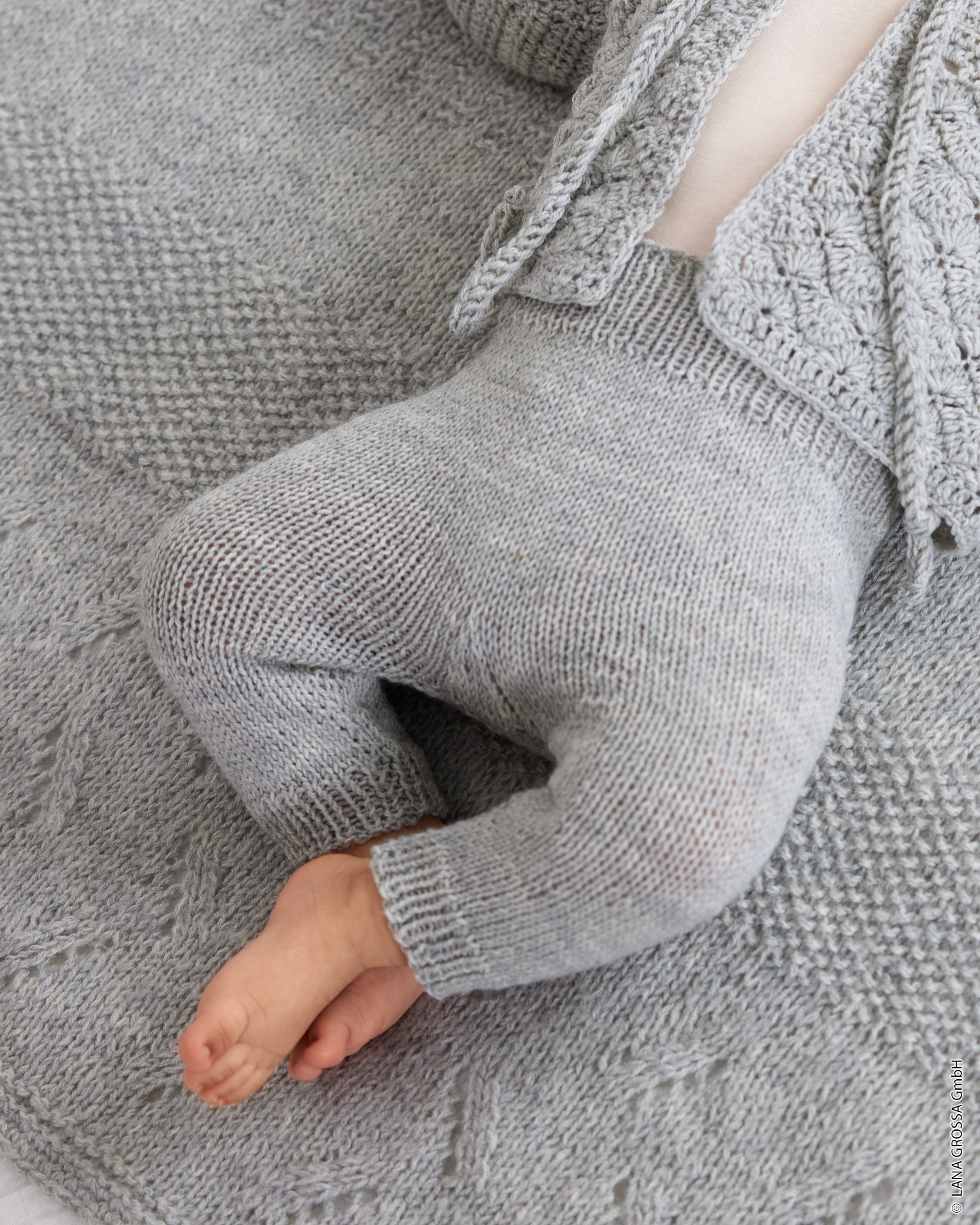 Strickset Hose Mit Rippenbund Aus Cool Wool Baby Von Lana Grossa 1 Hose Mit Rippenbund - Cool Wool Baby