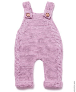 Strickset Latzhose Mit Zopfmuster Aus Cool Wool Von Lana Grossa 4 Strickset Latzhose Mit Zopfmuster Aus Cool Wool Von Lana Grossa – Bild 2
