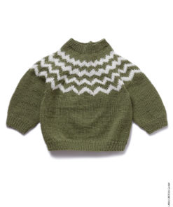 Strickset Pullover Mit Jacquardmuster Aus Cool Wool Baby Von Lana Grossa 4 Strickset Pullover Mit Jacquardmuster Aus Cool Wool Baby Von Lana Grossa – Bild 2