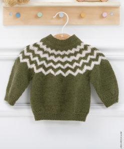 Strickset Pullover Mit Jacquardmuster Aus Cool Wool Baby Von Lana Grossa 5 Strickset Pullover Mit Jacquardmuster Aus Cool Wool Baby Von Lana Grossa – Bild 3