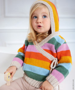 Kapuzenjacke Gestreift - Elastico