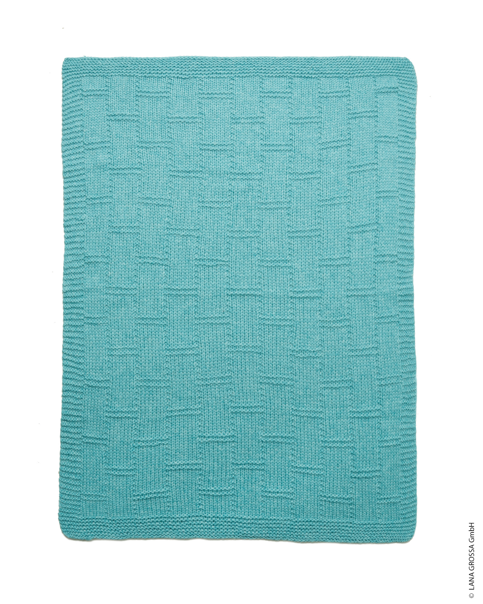 Strickset Decke Mit Strukturmuster Aus Cool Merino Big Von Lana Grossa 2 Strickset Decke Mit Strukturmuster Aus Cool Merino Big Von Lana Grossa – Bild 2