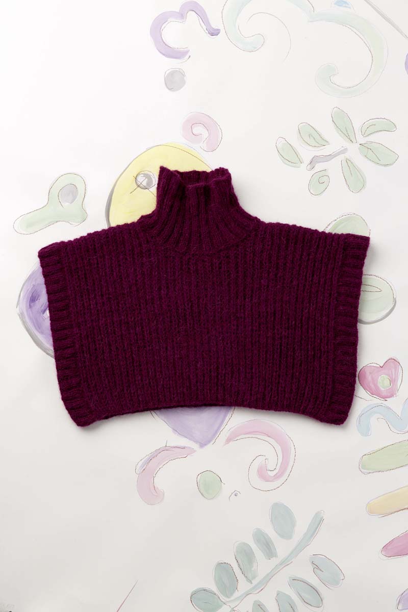 Strickset Poncho Aus Malou Light Von Lang Yarns 1 Strickset Poncho Aus Malou Light Von Lang Yarns