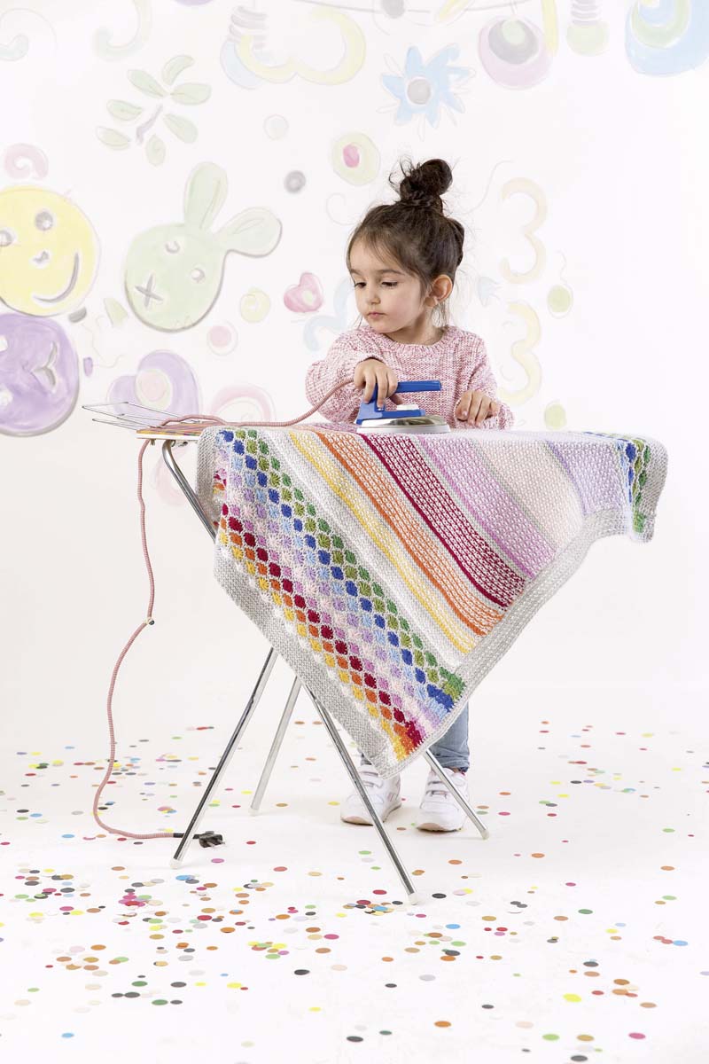 Strickset Babydecke Aus Merino 120 Von Lang Yarns 6 Strickset Babydecke Aus Merino 120 Von Lang Yarns – Bild 6