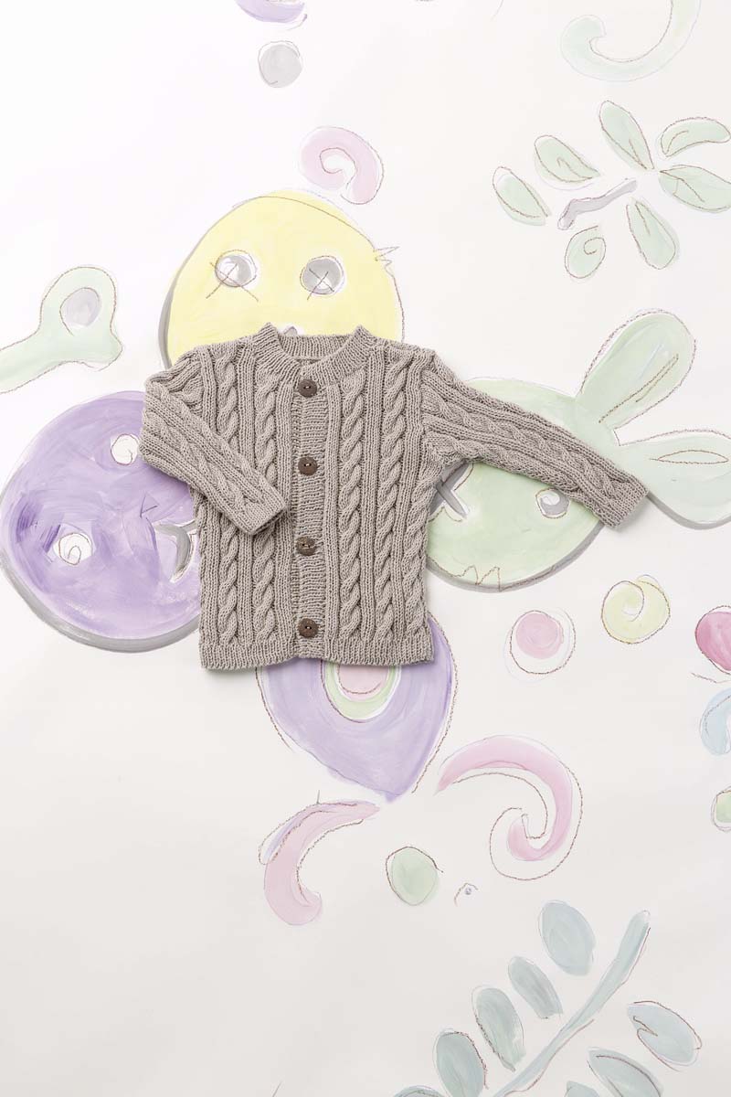 Strickset Knabenjacke Aus Baby Cotton Von Lang Yarns 1 Strickset Knabenjacke Aus Baby Cotton Von Lang Yarns