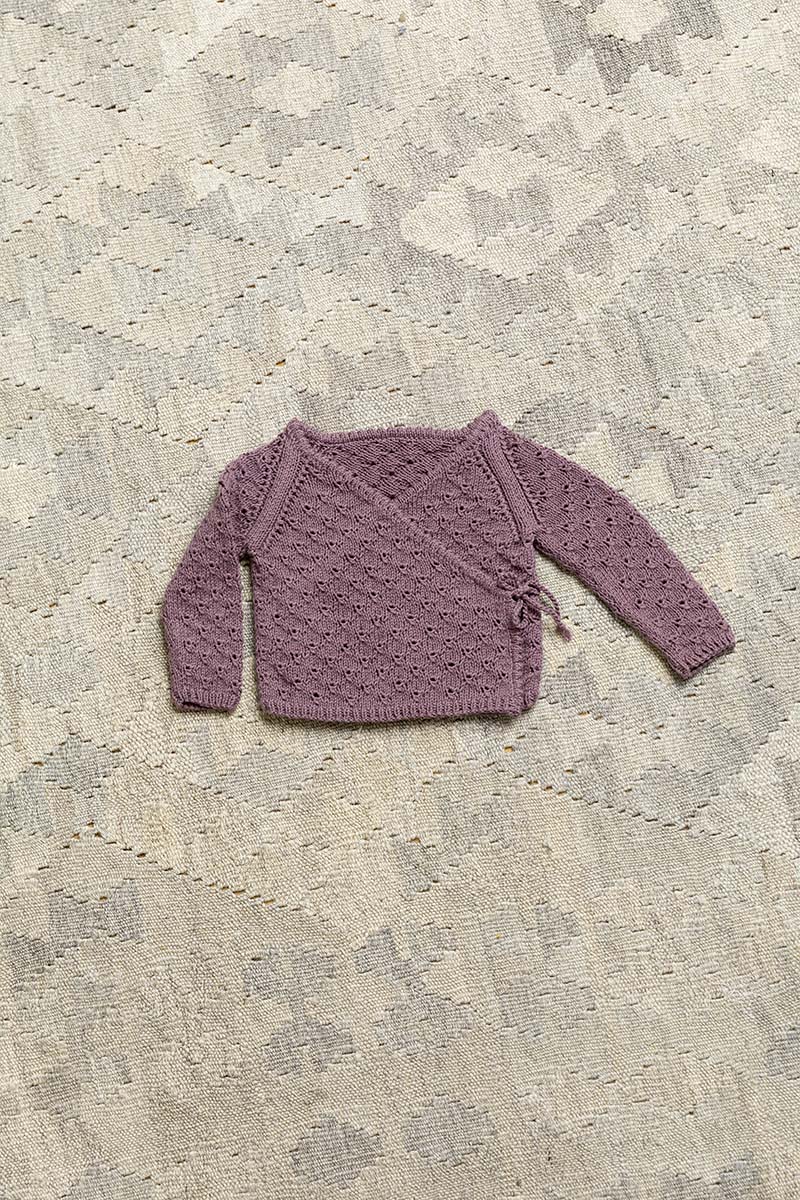 Strickset Wickeljacke Aus Baby Cotton Von Lang Yarns 1 Strickset Wickeljacke Aus Baby Cotton Von Lang Yarns