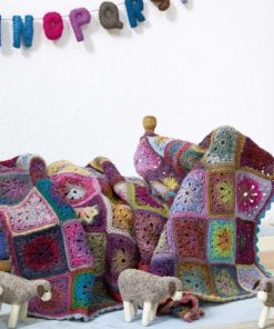 Strickset Häkeldecke Aus Mille Colori Baby Von Lang Yarns 5 Strickset Häkeldecke Aus Mille Colori Baby Von Lang Yarns – Bild 3