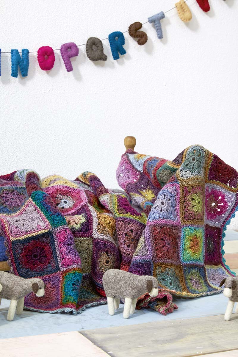 Strickset Häkeldecke Aus Mille Colori Baby Von Lang Yarns 3 Strickset Häkeldecke Aus Mille Colori Baby Von Lang Yarns – Bild 3