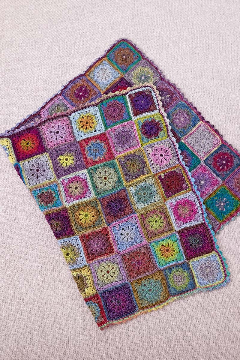 Strickset Häkeldecke Aus Mille Colori Baby Von Lang Yarns 1 Strickset Häkeldecke Aus Mille Colori Baby Von Lang Yarns