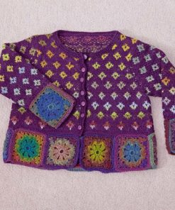 Strickset Jacke mit Häkelbordüre aus Merino 200 Bebe von Lang Yarns