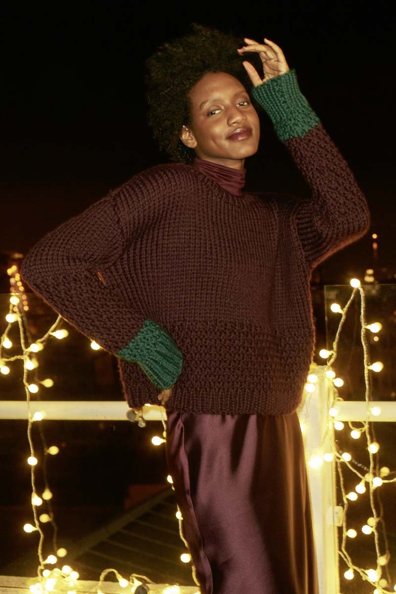 Strickset Sweater Aus Fire Von Lang Yarns 3 Strickset Sweater Aus Fire Von Lang Yarns – Bild 3