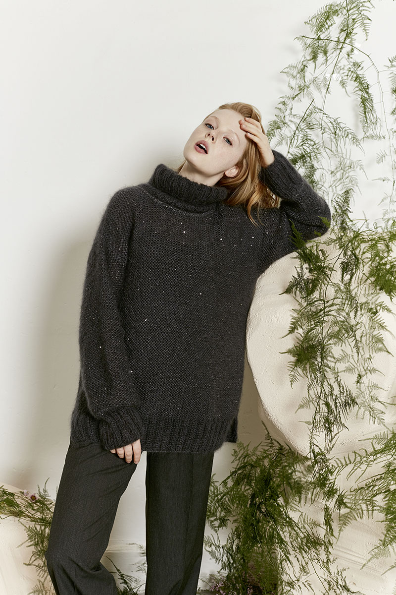Strickset Pullover Aus Mohair Luxe Und Mohair Fancy Von Lang Yarns 1 Strickset Pullover Aus Mohair Luxe Und Mohair Fancy Von Lang Yarns