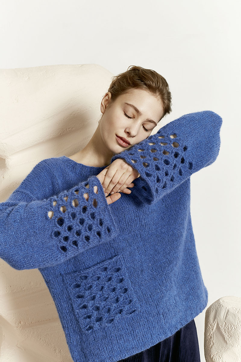 Strickset Pullover Aus Malou Light Von Lang Yarns 1 Strickset Pullover Aus Malou Light Von Lang Yarns