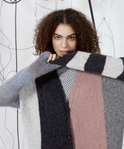 Strickset Cardigan Aus Malou Light Von Lang Yarns 6 Strickset Cardigan Aus Malou Light Von Lang Yarns – Bild 3