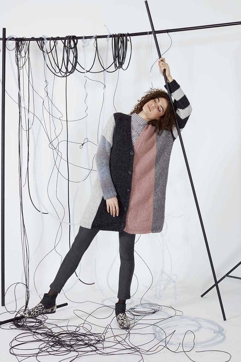 Strickset Cardigan Aus Malou Light Von Lang Yarns 1 Strickset Cardigan Aus Malou Light Von Lang Yarns