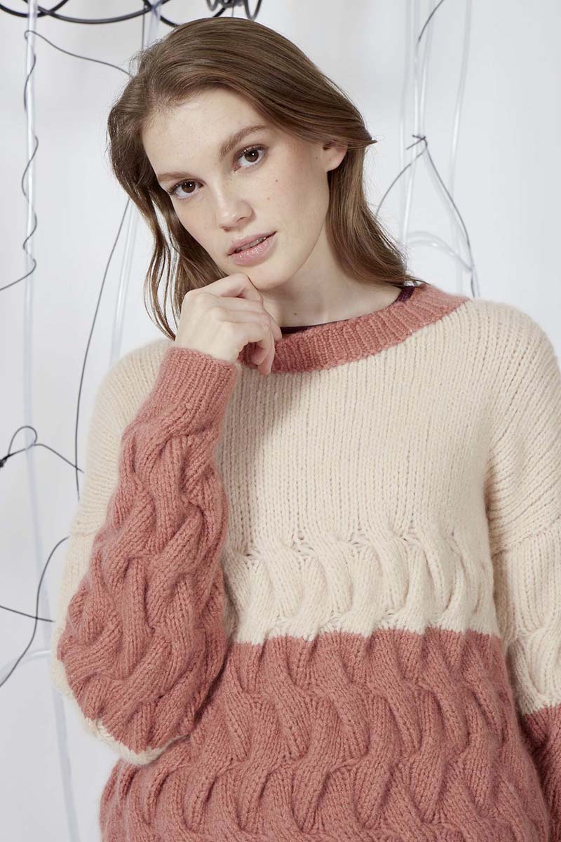 Strickset Pullover Aus Cashmere Light Von Lang Yarns 4 Strickset Pullover Aus Cashmere Light Von Lang Yarns – Bild 4