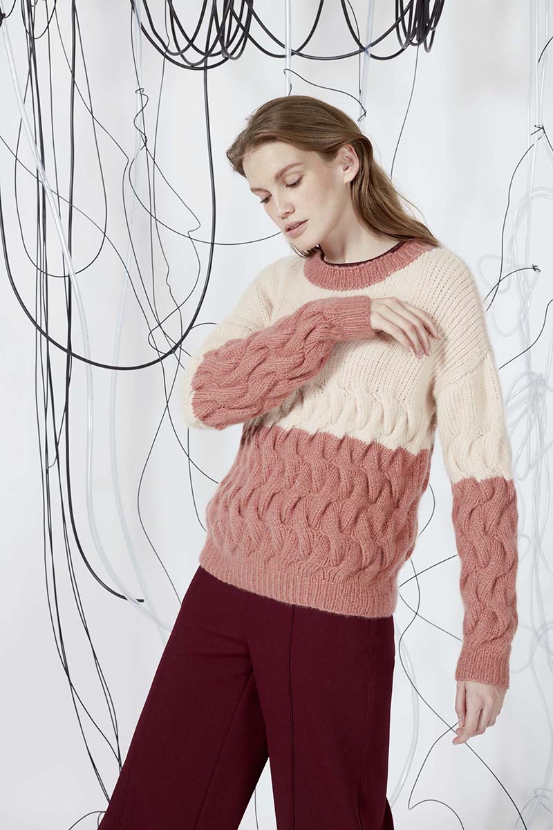 Strickset Pullover Aus Cashmere Light Von Lang Yarns 1 Strickset Pullover Aus Cashmere Light Von Lang Yarns