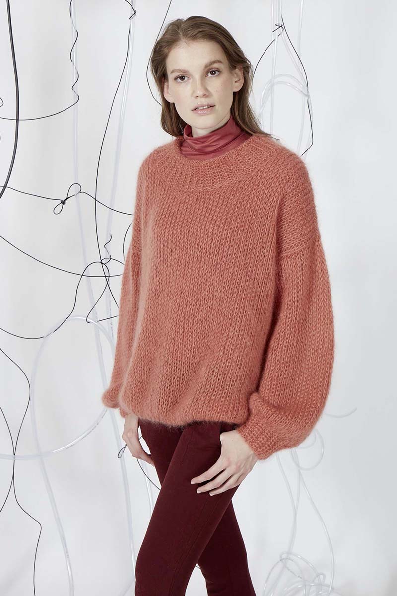 Strickset Pullover Aus Mohair Luxe Von Lang Yarns 3 Strickset Pullover Aus Mohair Luxe Von Lang Yarns – Bild 3