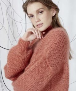 Strickset Pullover Aus Mohair Luxe Von Lang Yarns 7 Strickset Pullover Aus Mohair Luxe Von Lang Yarns – Bild 4