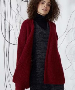 Strickset Cardigan Aus Malou Light Von Lang Yarns 6 Strickset Cardigan Aus Malou Light Von Lang Yarns – Bild 3
