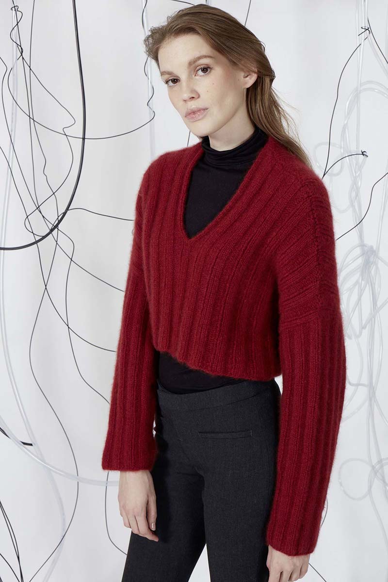 Strickset Pullover Aus Cashmere Light Von Lang Yarns 3 Strickset Pullover Aus Cashmere Light Von Lang Yarns – Bild 3