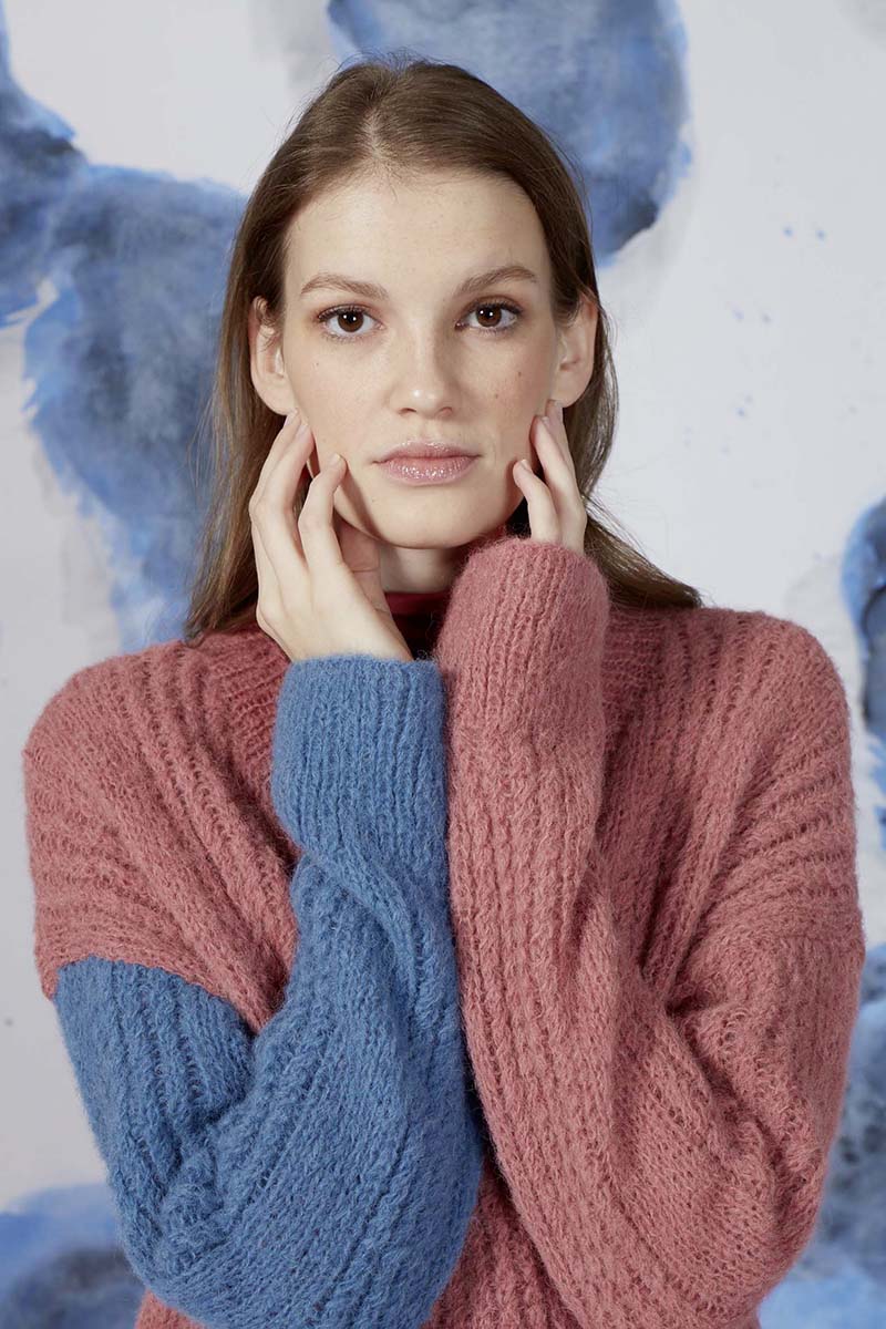 Strickset Pullover Aus Suri Alpaca Von Lang Yarns 3 Strickset Pullover Aus Suri Alpaca Von Lang Yarns – Bild 3