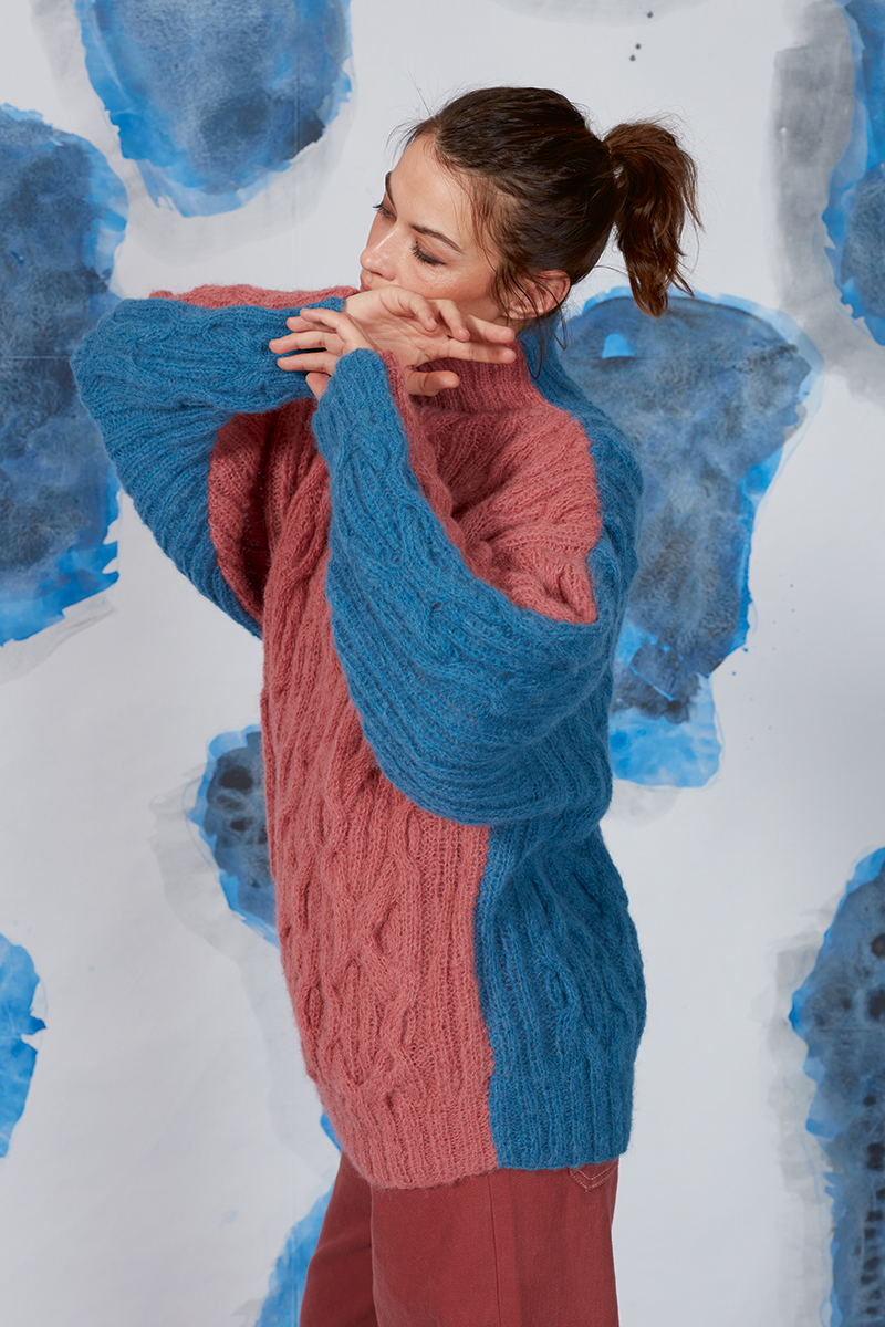 Strickset Pullover Aus Suri Alpaca Von Lang Yarns 1 Strickset Pullover Aus Suri Alpaca Von Lang Yarns