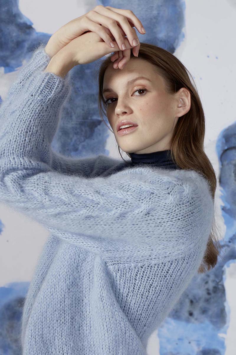 Strickset Jacke Aus Mohair Luxe Lame Von Lang Yarns 4 Strickset Jacke Aus Mohair Luxe Lame Von Lang Yarns – Bild 4