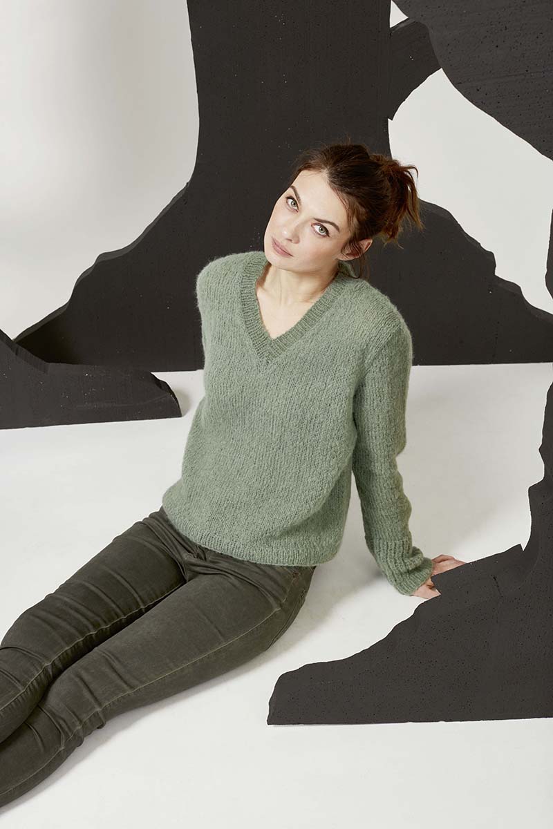 Strickset Pullover Aus Suri Alpaca Von Lang Yarns 1 Strickset Pullover Aus Suri Alpaca Von Lang Yarns