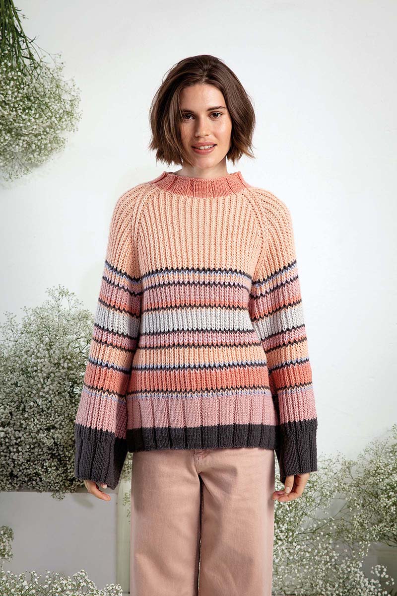 Strickset Pullover Aus Amira Von Lang Yarns 1 Strickset Pullover Aus Amira Von Lang Yarns