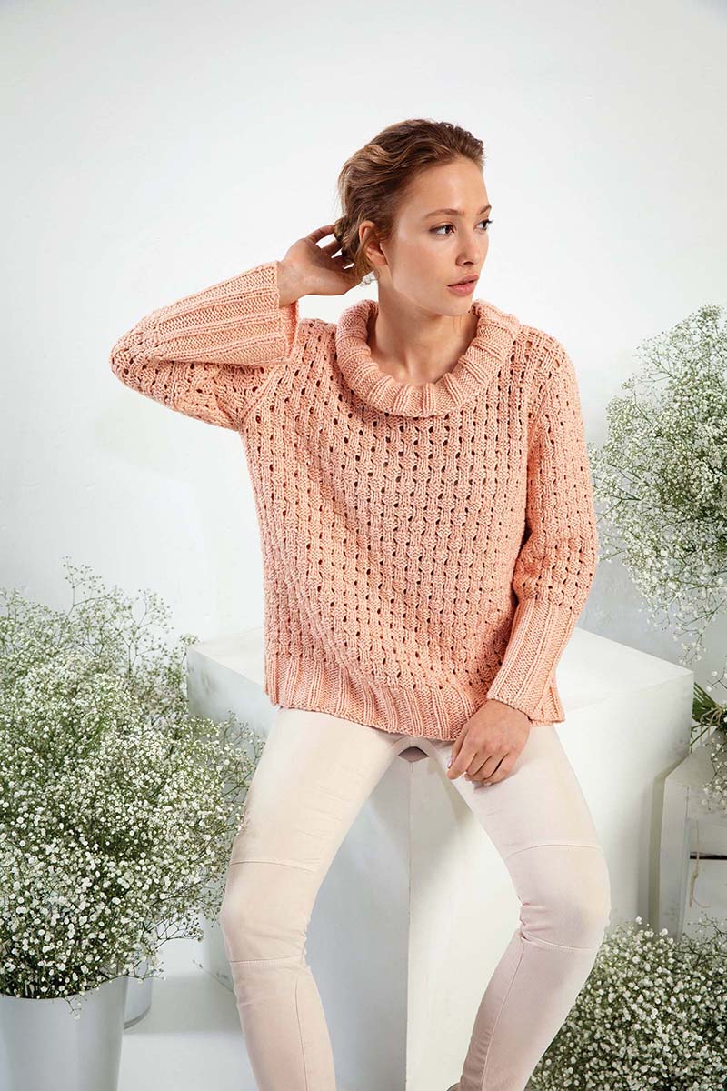 Strickset Pullover Aus Amira Von Lang Yarns 1 Strickset Pullover Aus Amira Von Lang Yarns
