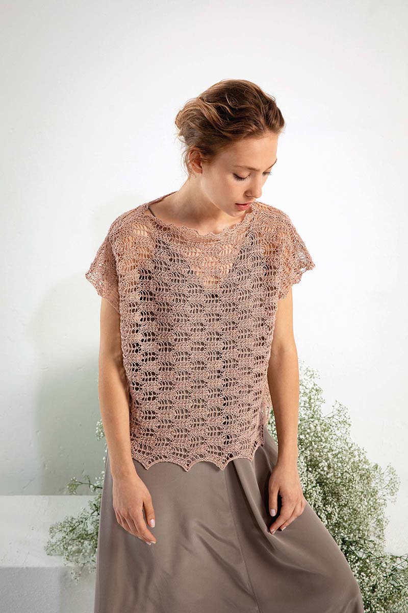 Strickset Shirt Aus Crealino Von Lang Yarns 1 Strickset Shirt Aus Crealino Von Lang Yarns
