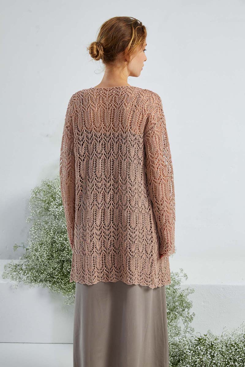 Strickset Jacke Aus Crealino Von Lang Yarns 2 Strickset Jacke Aus Crealino Von Lang Yarns – Bild 2