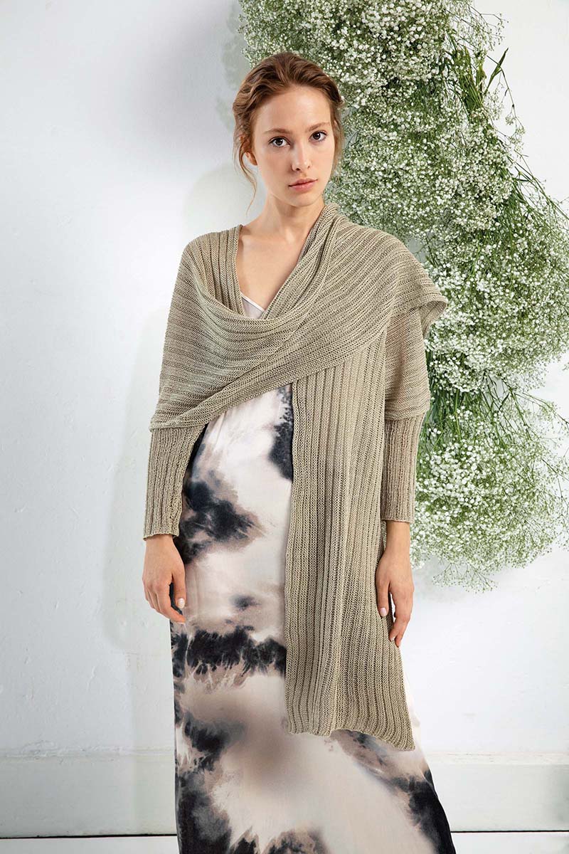 Strickset Jacke Aus Crealino Von Lang Yarns 3 Strickset Jacke Aus Crealino Von Lang Yarns – Bild 3